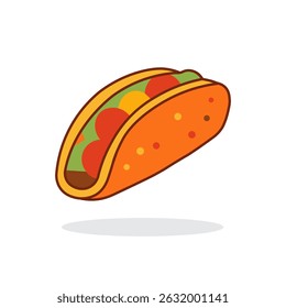 Tacos Vector Illustration Design Vector