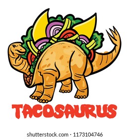 tacosaurus vector illustrations