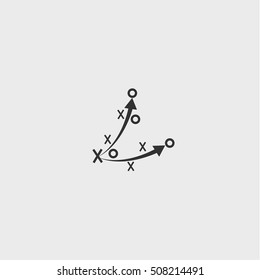 tactic icon, vector design