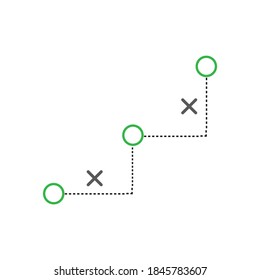 Tactic vector icon. Flat design