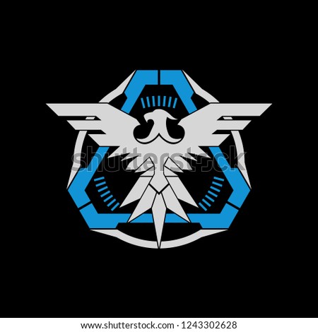 Tactical eagle air force squadron logo