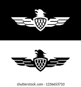 Tactical eagle military logo design
