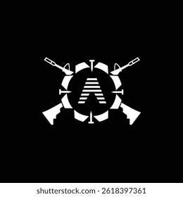 Diseño de Plantilla de logotipo de juego táctico