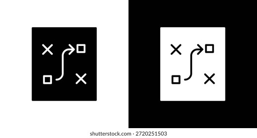 Pictograma plano negro icono táctico. Para gráficos y Diseño web.