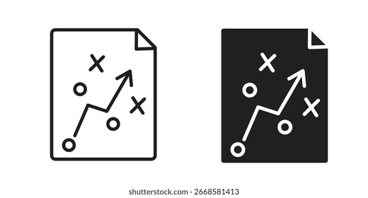 Taktisches Symbol Schwarz-Weiß-Vektorgrafik