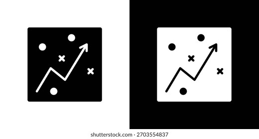 Tactical icon illustration doodle. Flat illustration vector set