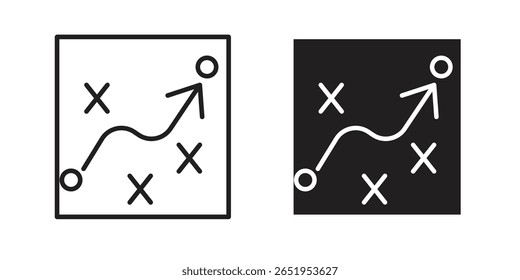 Tactical icon. modern vector symbols set