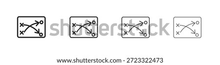 Tactical icon set, Illustration, Black