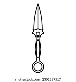 Tacke Knife Symbol für Logo und mehr