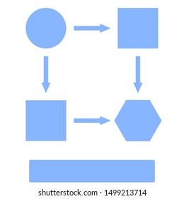 Tactical plan line icon scheme strategy tactic