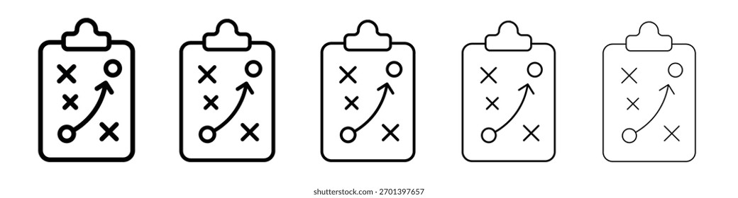 Diseño de íconos de tácticas, logotipo, App, interfaz de usuario. Ilustración vectorial, EPS
