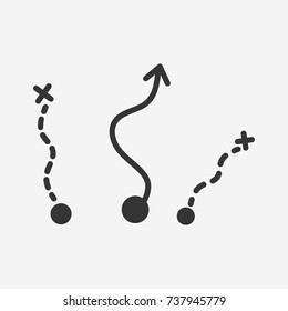 Tactics icon illustration isolated vector sign symbol
