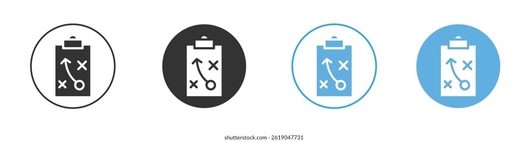 Tactics icon simple flat vector icon pack