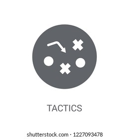 Tactics icon. Trendy Tactics logo concept on white background from Productivity collection. Suitable for use on web apps, mobile apps and print media.