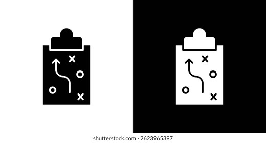 Tactics icon vector, solid logo illustration, pictogram