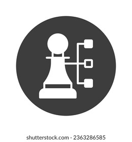 Tactics vector icon which can easily modify or edit

