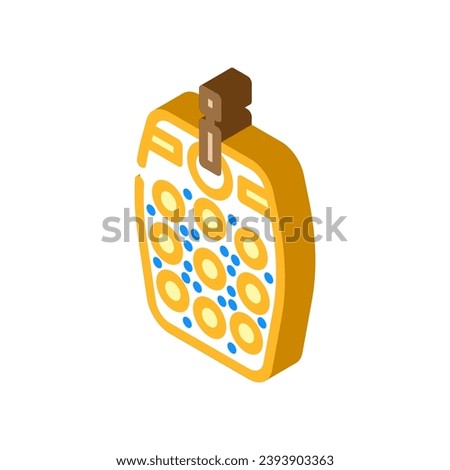 tactile toy fidget isometric icon vector. tactile toy fidget sign. isolated symbol illustration