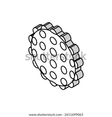 tactile toy fidget isometric icon vector. tactile toy fidget sign. isolated symbol illustration