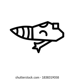 tadpole icon or logo isolated sign symbol vector illustration - high quality black style vector icons
