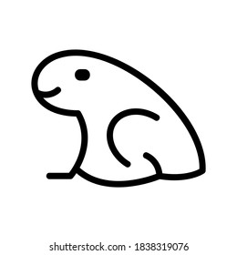 tadpole icon or logo isolated sign symbol vector illustration - high quality black style vector icons
