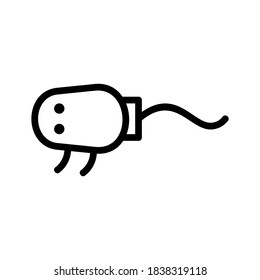 tadpole icon or logo isolated sign symbol vector illustration - high quality black style vector icons
