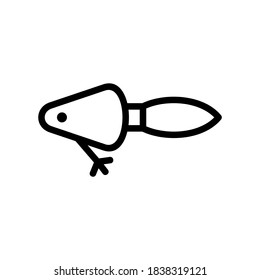 tadpole icon or logo isolated sign symbol vector illustration - high quality black style vector icons
