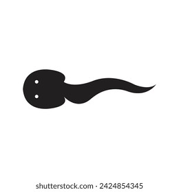 tadpole icon vector template illustration logo design