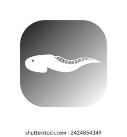 tadpole icon vector template illustration logo design