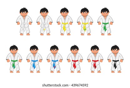 Taekwondo belts