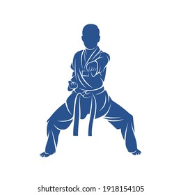 Taekwondo design vector illustration, Creative Taekwondo logo design concepts template, icon symbol