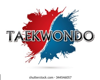 Taekwondo, Font , Text  Graphic Vector