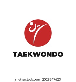 Taekwondo logo design concept creative idea