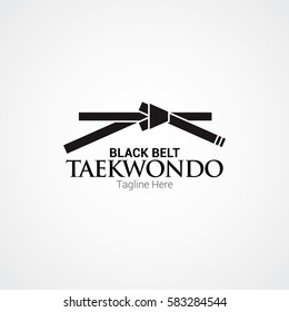 Taekwondo  Logo Design Template. Vector Illustration