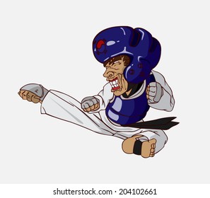 Taekwondo. Martial art
