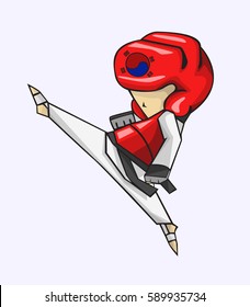 Taekwondo. Martial art