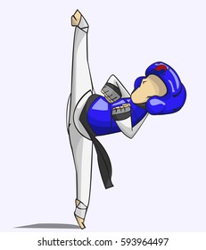 Taekwondo. Martial art