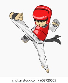 Taekwondo. Martial art