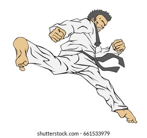 Taekwondo. Martial art