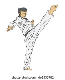 Taekwondo. Martial art