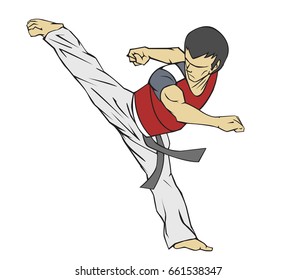 Taekwondo. Martial art