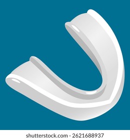 Taekwondo Match Equipment Ilustração chiclete protetor e fundo de tosca