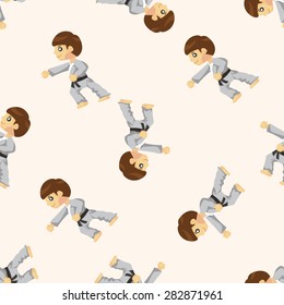 Taekwondo ,seamless pattern