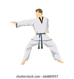 Taekwondo sport athlete.