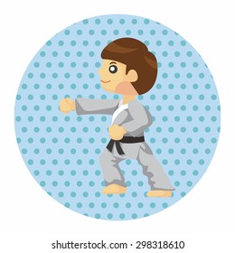 Taekwondo theme elements