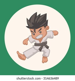 Taekwondo theme elements