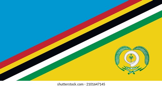 Tafea Province, Republic of Vanuatu flag vector icon