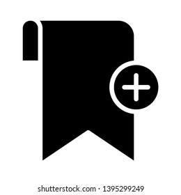 tag add vector glyph flat icon