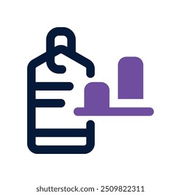 tag analysis icon. vector dual tone icon for your website, mobile, presentation, and logo design.