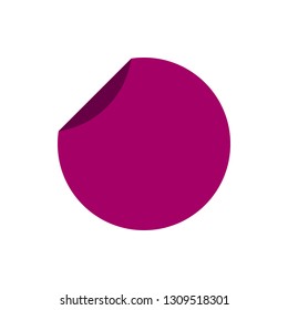 tag, banner, for text, post, circle color icon