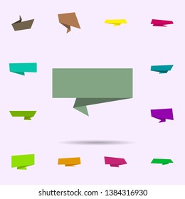 tag, banner, for text, post icon. Universal set of tag for website design and development, app development